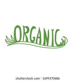 Beautiful decorative element. Organic. Vector illustration