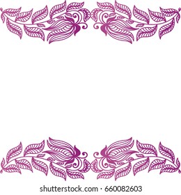 Beautiful decorative element. Vector illustration.