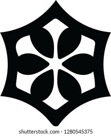 Beautiful decorative emblem traditional slavic style vector pattern design for many creative ideas
