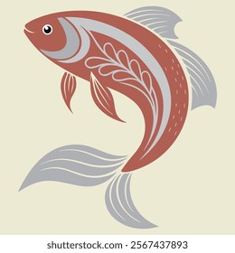 Beautiful and Decorative Fish Vector Art for Modern Design
