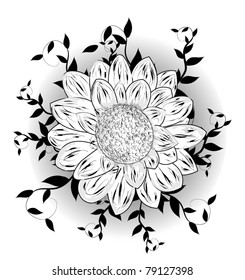 beautiful decorative flower background