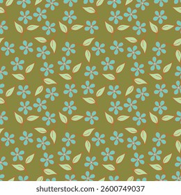 beautiful decorative flowers pattern suitable for fabric textile or house ornament