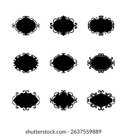 Beautiful Decorative Frame Vectors for Projects.
