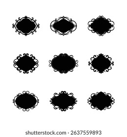 Beautiful Decorative Frame Vectors for Projects.

