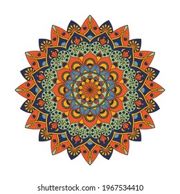 A beautiful decorative mandala design 