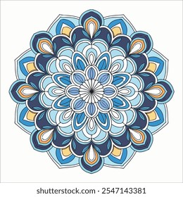 Schöne dekorative Mandala Design Hintergrund