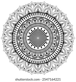 Fundo decorativo bonito do projeto da mandala