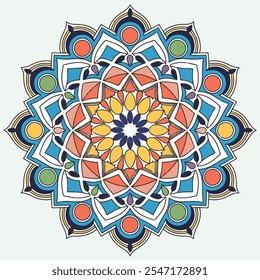 Beautiful decorative mandala design background