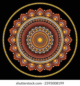 Beautiful decorative mandala design background