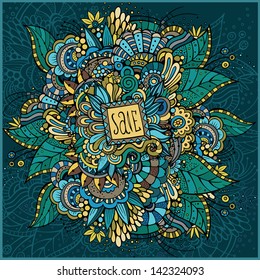 Beautiful decorative nature ornamental card Sale