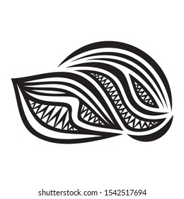 Beautiful decorative nature pattern. Vector illustration