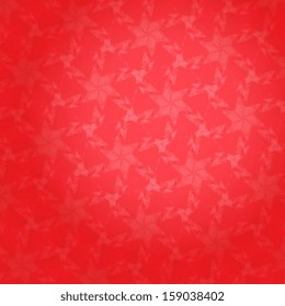 Beautiful decorative seamless pattern. Kaleidoscope geometric seamless pattern. Abstract vector background. Christmas snowflakes pattern. Seamless crackle red pattern. Vector illustration. Eps 10.
