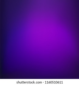 Beautiful deep purple gradient background. Blurred Dark Violet backdrop. Vector illustration for your graphic design, banner, poster, card