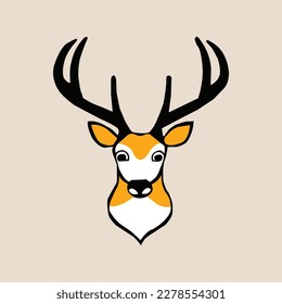 a beautiful deer head looks good