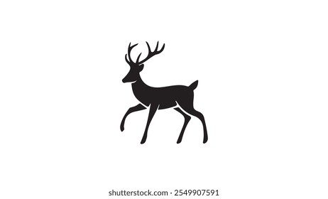 Beautiful Deer Icon Design for Animal Lover Merchandise