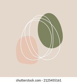 beautiful delicate color abstract illustration for postcards and screensavers boho fashion style