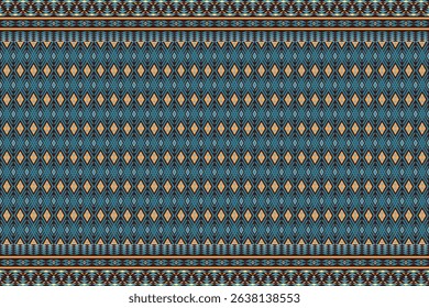 Beautiful delicate geometric ethnic oriental seamless pattern traditional design for clothing, carpet, background, wallpaper, wrapping, fabrics, vector illustration. Embroidery style sadu, sadou.