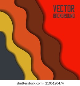 Beautiful delicate multicolored vector background in minimal trendy style with copy space for text