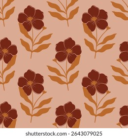Beautiful delicate pastel color flowers, hand drawn,seamless, on a light background.Designed for fabric,fashion,textiles, wallpaper,gift wrap.beach prints and Hawaiian design abstract flower nature.