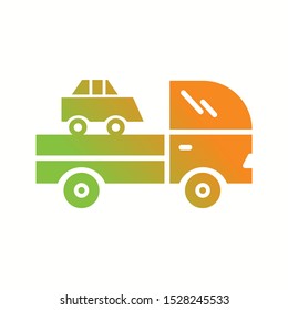 Beautiful Delivery Vector Glyph Icon