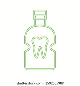 Beautiful Dentistry vector line icon