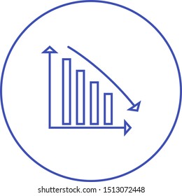 Beautiful Descending bar vector line icon