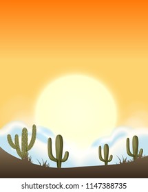 Eine schöne Wüstengrafik