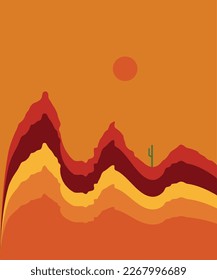 Bonito fondo de escritorio con vistas al desierto
