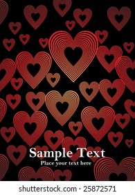 beautiful design with black background