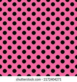 Beautiful Design Black Dot Pattern Vector Seamless Checkered Abstract Geometric Background For Wallpaper, Wrapping, Background, Fabric