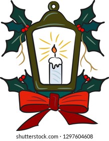 
beautiful design of christmas lantern