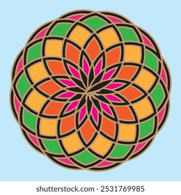 beautiful design circle logo vector