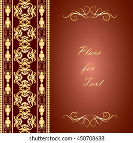 Beautiful design for the cover, menu, invitation.

