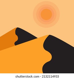 beautiful design fitting for people who love desert illustration. it can be used as background and it can also be use as wallpaper.
