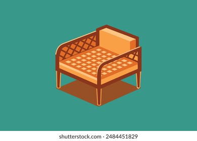 Beautiful design furniture vector image illustration