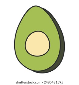Eine schöne Design-Ikone der Avocado 

