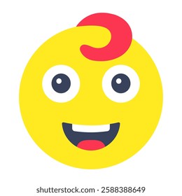 A beautiful design icon of baby emoji