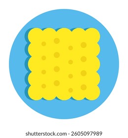 A beautiful design icon of buscuit
