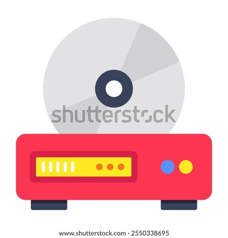 A beautiful design icon of cd rom