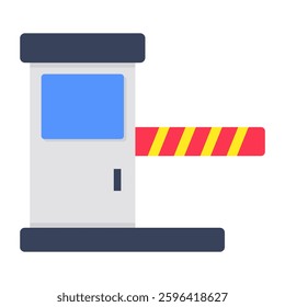 A beautiful design icon of checkpost