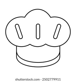 A beautiful design icon of chef hat