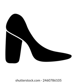 A beautiful design icon of heel

