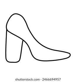 A beautiful design icon of heel

