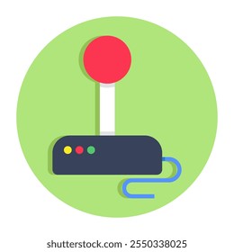 Ein schönes Design-Symbol für den Joystick