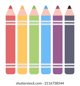 A beautiful design icon of lip pencils

