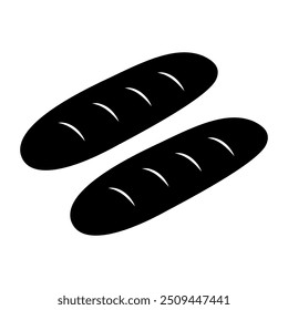 A beautiful design icon of loaf of breads