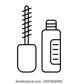 A beautiful design icon of mascara