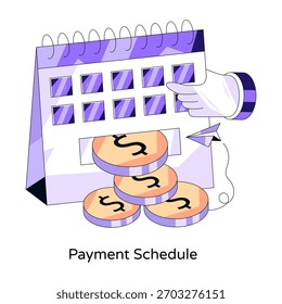 Un hermoso icono de diseño de día de pago