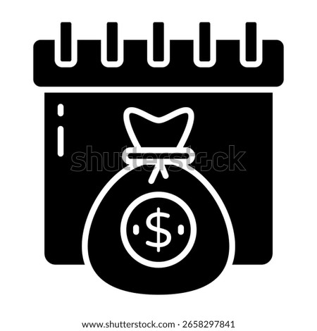 A beautiful design icon of payday