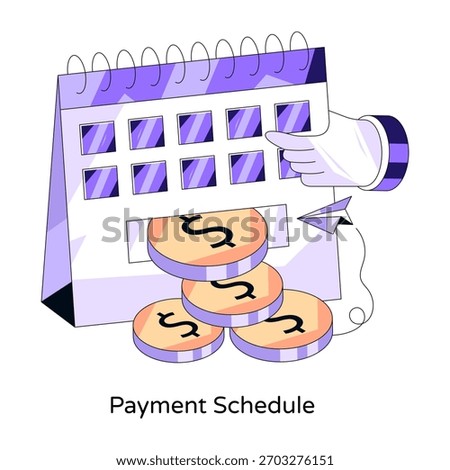 A beautiful design icon of payday